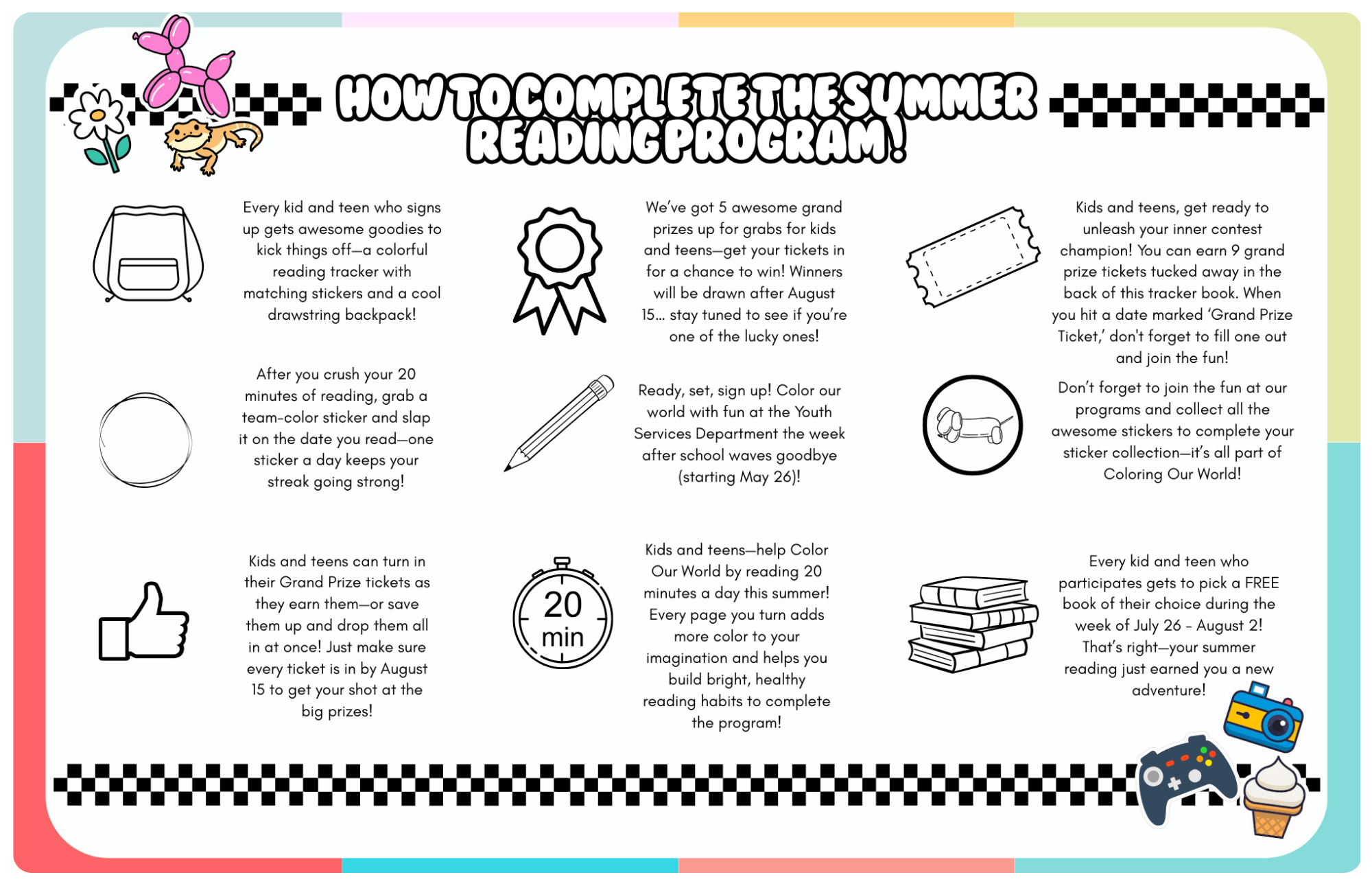 summer reading instructions 1