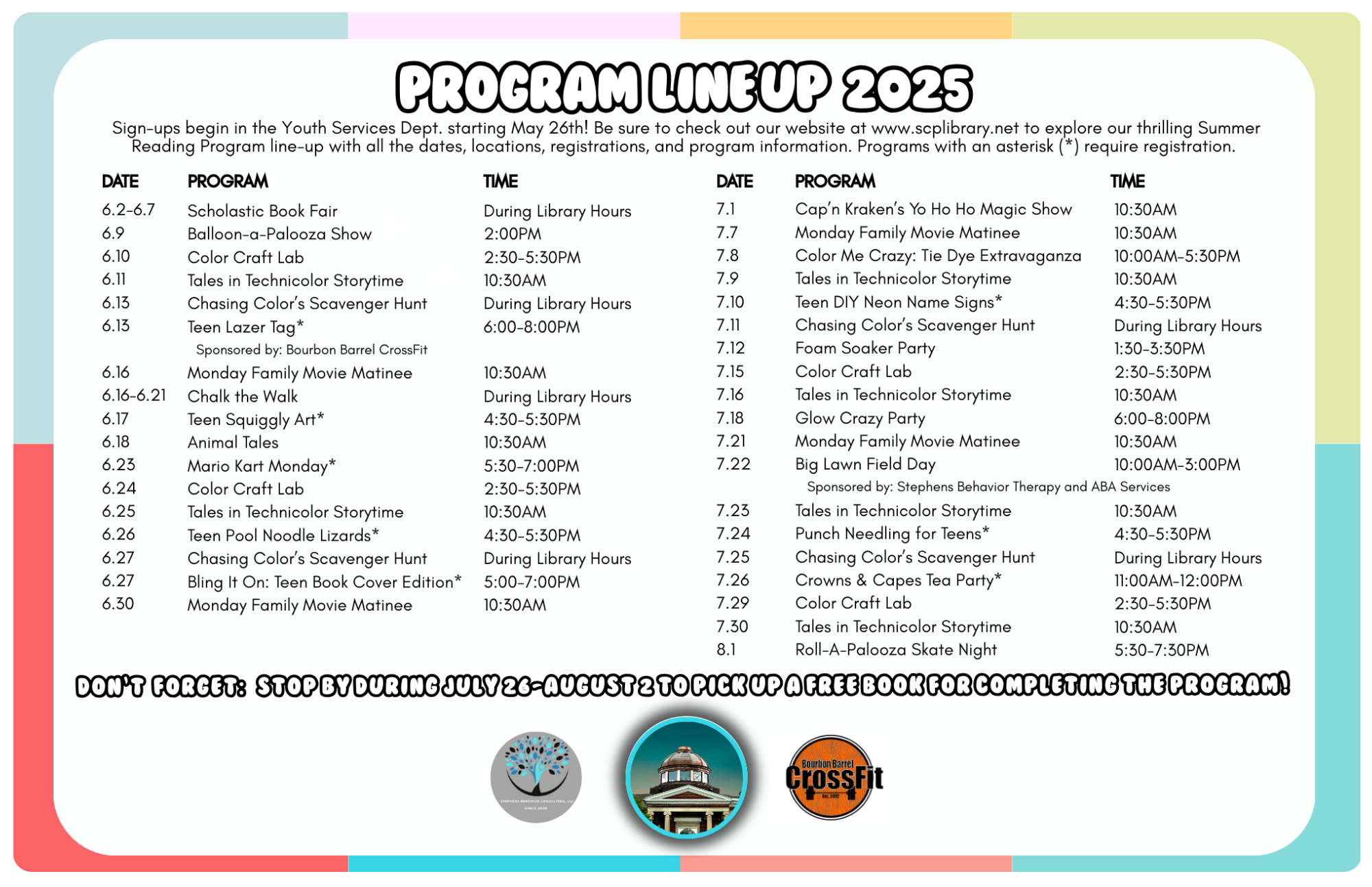 summer reading 2025 line up