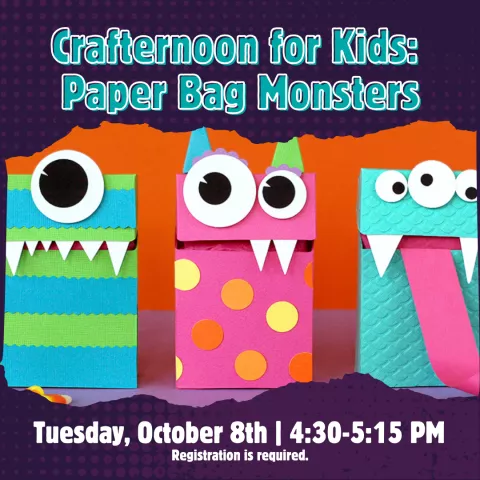 Crafternoon- Paper Bag Monsters