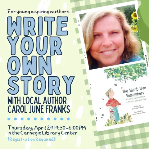 Write Your Own Story with local author Carol June Franks