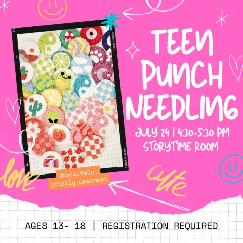 Punch Needling for Teens