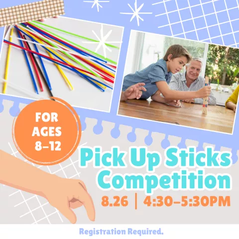 Pick-Up Sticks Competition for Kids