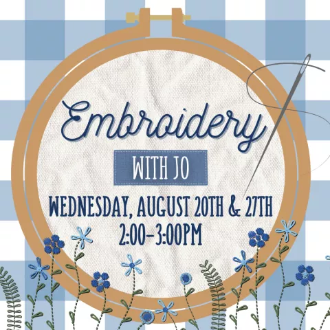 Embroidery with Jo
