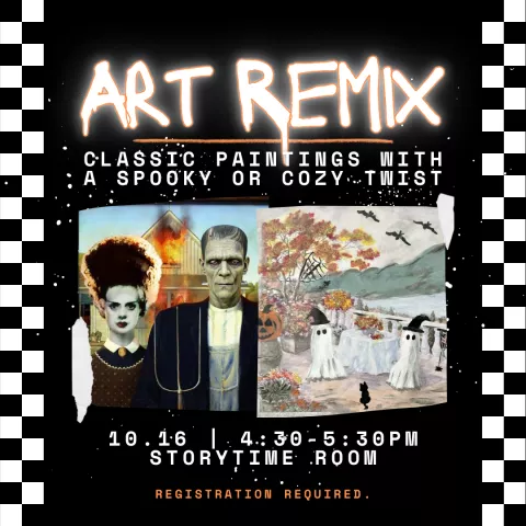 ART REMIX: Classic paintings with a spooky or cozy twist