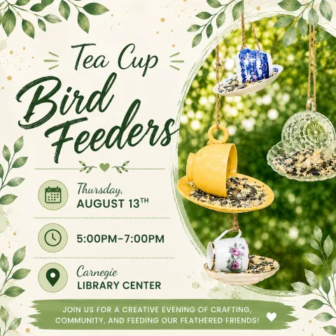 Teacup Bird Feeders